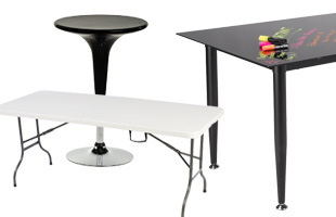 commercial grade tables including glass whiteboard style