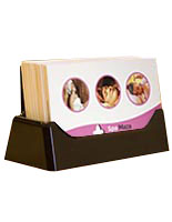 Business card holders for spas and salons