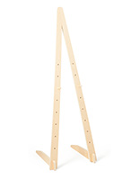 67 inch tall folding display easel with 8 adjustable tiers