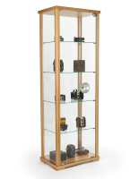 23.5-inch wide hornbeam glass curio cabinet display