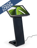 Horizontal touch screen display floor stand features 10pt touch capabilities