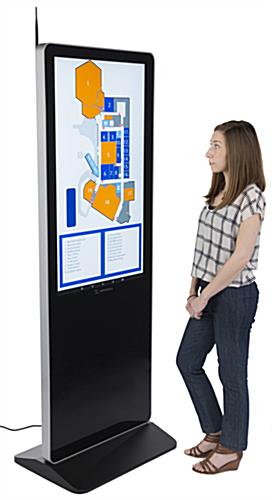 43" digital advertising floor stand display with non-touch LCD screen 