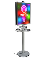 Double Sided Phone Charger Kiosk