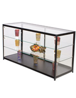 Retail Display Counter with LED Lights, 23.75" Overall Depth
