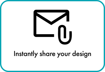 Instantly share your design