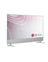 LG transparent OLED signage with transparent design