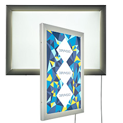 Exterior-rated light boxes