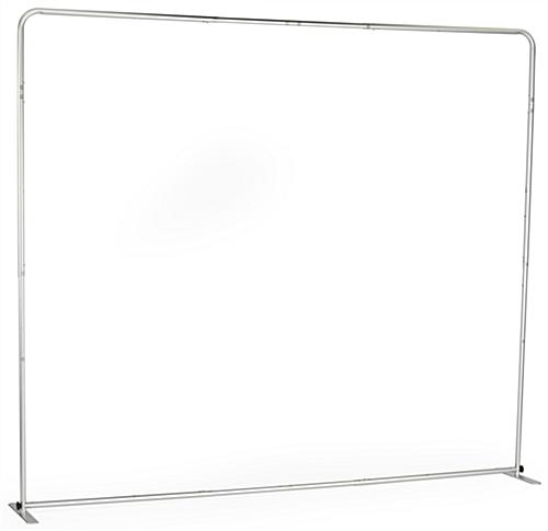 8' Trade Show Booth Backdrop with Easy to Assemble Aluminum Frame