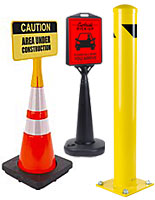 Parking lot supplies and safety equipment