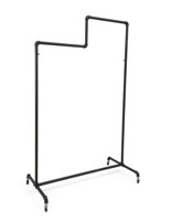 Pipe Double Tier Ballet Rack with Wheels