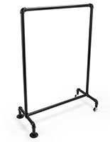 Easy assembly 30 x 40 metal pipe swinger sign frame with matte black finish