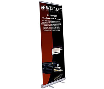 Retracting Stands with Printed Banners