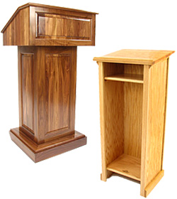 Solid Wood Podiums