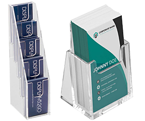 Vertical Format Business Card Holders